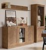 Wohnzimmer-Set Wohnwand Cozy 3-teilig teilmassiv Bild 2