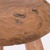 Hocker Heidi Mahagoni Massivholz, rund naturfarben Bild 5