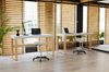 Sattelhocker / Sattelstuhl mit PU Rollen für alle Böden - ergonomisch - stufenlos höhenverstellbar - viele Farben - 360° drehbar - Arbeitshocker - Praxishocker - Kein Werkzeug notwendig Beige Bild 2