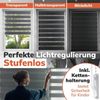 Doppelrollo Klemmfix ohne Bohren sand 105x140 cm [Stoffbreite 101cm] Duo Rollo für Fenster/Türen Gardine Zebrarollo - Farbe: Sand, Höhe (cm): 140, Breite (cm): 105 Bild 5