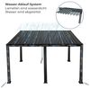 Osoltus 'Bioclimatic' Lamellen-Pergola, Aluminium anthrazit, 4x3 m Bild 4