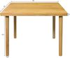 Bubema Kindertisch und 2 Stühle, Natur Buche Massivholz Bild 2