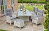 LC Garden »Parma« Gartenset weiß-grau Dining Set Bild 2