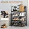 HOMCOM Regal Standregal mit 4 Etagen Bild 5