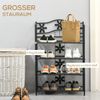HOMCOM Regal Standregal mit 4 Etagen Bild 4