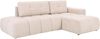 Vente-unique - TRIMALDI Sofa Stoff Beige - B 182 cm x H 93 cm x L 294 cm Bild 3