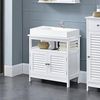 Badezimmerschrank Waterford 60x60x30 cm Weiß en. casa Bild 2