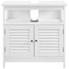 Badezimmerschrank Waterford 60x60x30 cm Weiß en. casa Bild 5