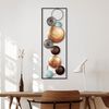 dekoratives Wandaccessoire aus Metall, 'Textured', 90 x 4 x 32, Mehrfarbig Bild 2