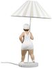 GILDE Tischleuchte GILDE Lampe Becky - weiß - H. 60cm x D. 38,5cm Bild 2