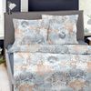Dormisette Edel Biber Bettwäsche 155x220 Mandala Orient blau silber 2936-50 Bild 3