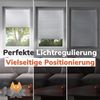 Plissee Klemmfix weiß blackout 65x220 cm - Breite (cm): 65, Farbe: Weiss , Höhe (cm): 220 Bild 5