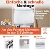Plissee Klemmfix weiß blackout 65x220 cm - Breite (cm): 65, Farbe: Weiss , Höhe (cm): 220 Bild 4