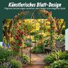 Relaxdays Rosenpavillon aus Metall Bild 2