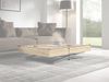 S-Style Möbel Couchtisch und Esstisch Elano mit schwarzen Metallfüßen, Hochwertige, pflegeleichte und langlebige Halifax-Eichenplatte Bild 2