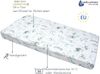 Medi Partners Spannbettlaken 60x120 3-Pack Baby Bettlaken Kinderbett Spannbetttuch 100% Baumwolle - Fitted Kinder Sheet Bettwäsche Babymatratze Schlafsack Babybett (Ozean-Weiß-Graue) Bild 3