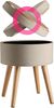 tectake Sitzhocker Yara, rund Bild 4