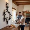 Weinregal "Natura" 100cm aus Metall Flaschenständer Wandregal Bild 5