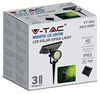 V-tac 2W LED Außenleuchte schwarz 3000K IP65 mit Solarpanel Bild 2