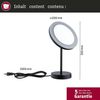 LED Kosmetikspiegel Masua IP44 White Switch 55lm 230V 4W Schwarz matt Bild 5