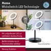 LED Kosmetikspiegel Masua IP44 White Switch 55lm 230V 4W Schwarz matt Bild 4