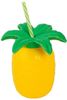 Ananas Becher mit Strohhalm Bild 1