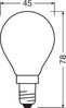 Osram Dimmbare Filament LED Lampe mit E14 Sockel, Warmweiss (2700K), Tropfenform, 6.5W, Ersatz für 60W-Glühbirne, matt, LED Retrofit CLASSIC P DIM Bild 3