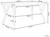 Esstisch heller Holzfarbton / schwarz 140x80 cm BRAVO Bild 3