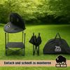 BigDean Campingtisch faltbar 4 Getränkehalter 2fache Ablage Camping Tisch Campingtisch (Packung, 1-St, Camping, Falttisch), Kompakt, Clever, 40kg Belastbarkeit Bild 3