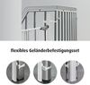 reer Stairflex Geländerbefestigungs-Set 870 x 50 x 20 mm, weiß Bild 2