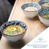 Intirilife Schale, Porzellan, (4-tlg), Japanisches Porzellan Geschirrset - 4-teilig Bild 2