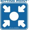 SITTING POINT only by MAGMA Sitzsack Korfu ROLL Mittelgrau outdoorgeeignet Bild 5