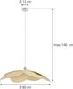Lindby Hängeleuchte Astraia, Creme IP20, 1 x 15 W LED Bild 4