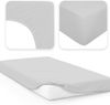 Jacobson Spannbettlaken BIO, Jersey Spannbetttuch, Bettlaken 160 g/m², 100% BIO-Baumwolle, Gummizug: rundum, GOTS zertifiziert Bild 3