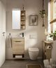 Schildmeyer Gäste WC Set Mads - Waschtisch und Spiegelschrank 702059, weißeiche Dekor Bild 4