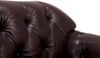 Chesterfield Sofa 2-Sitzer Echtleder antik braun massivum Hereford 168x94x96 cm Ledercouch englisches Design Herrenzimmer Wohnzimmer Bild 5