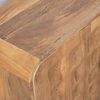 DRW Sideboard mit 2 Holztüren und Metallbeinen in Natur und Gold, 107 x 38 x 84 cm Bild 5