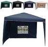 Alu Pavillon Faltpavillon 3x3m Gartenpavillon Gartenzelt Partyzelt Wasserabweisend Blau Bild 2