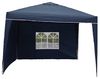 Alu Pavillon Faltpavillon 3x3m Gartenpavillon Gartenzelt Partyzelt Wasserabweisend Blau Bild 3