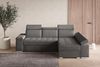 MOEBLO Ecksofa LUKA, modernes Schlafsofa, bequemes Sofa mit Liegefunktion, verstellbare Kopfstützen Sofa, Sofa mit Bettkasten, Ecksofa mit eleganten Metallfüßen, gemütliches Sofa für Wohnzimmer, Schlafsofa mit Stauraum, hochwertiges Ecksofa Stoff, mode... Bild 3