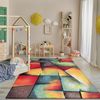Paco Home Teppich Wohnzimmer Kinderzimmer Kurzflor Moderne 3D Optik Kariert Geometrische Muster, Grösse:160x230 cm, Farbe:Bunt 6 Bild 2