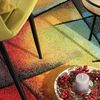 Paco Home Teppich Wohnzimmer Kinderzimmer Kurzflor Moderne 3D Optik Kariert Geometrische Muster, Grösse:160x230 cm, Farbe:Bunt 6 Bild 4