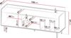 TV-Lowboard Veirana VS-08 150, Farbe: Brandy Castello Bild 5