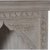 DRW Eckregal mit 3 Holzregalen Griff in Weiß Decape 55 x 40 x 140 cm, Holz, 55 x 40 x 140 cm Bild 2