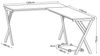 Schreibtisch Tarielarg mit PC-Ständer L-förmig 158x120x75 cm Eicheoptik [en. casa] Bild 2