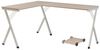 Schreibtisch Tarielarg mit PC-Ständer L-förmig 158x120x75 cm Eicheoptik [en. casa] Bild 4
