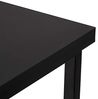 1 x Bartisch + 2 x Barhocker mit 2 Ablagefläche aus Metallgestell und MDF schwarz Bild 5
