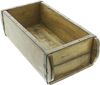 Aufbewahrungskiste "Kolonial" aus recyceltem Holz im Used Look, Holzkiste, Dekobox, Pflanzgefäß Bild 3