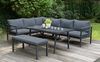 Green Spirit Loungeset »San Menaio« Lounge Set Ecklounge Loungemöbel Essgruppe Gartenmöbel, (Set, 4-tlg, Essgruppe für 7-8 Personen), mit verstellbarem Kopfteil, als Sonnenliege verwendbar Bild 2
