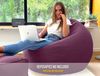 Aiire Gaming Sitzsack XXL mit Füllung - Riesen Bean Bag Chair für Deko, Jungen und Kinder - Bodenkissen Grob, Chill Sessel für Kuschelecke – Relaxo Sitzsäcke Erwachsene Violett Bild 5